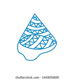 Birthday Hat Design Graphic Template Vector