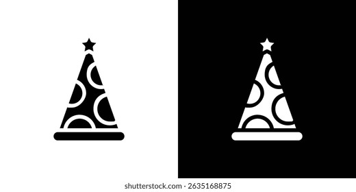 Birthday hat icon symbols. Vector illustration.