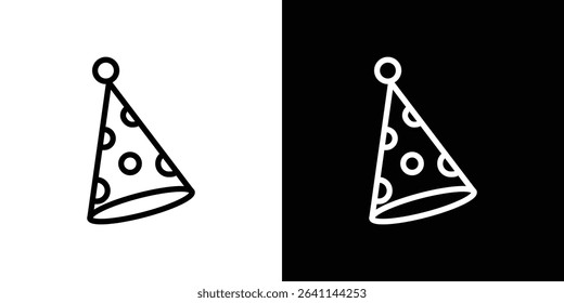 Birthday hat icon vector simple element illustration editable