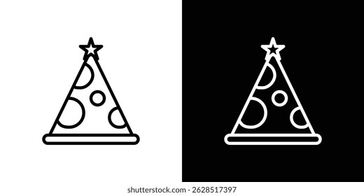 Birthday hat icon vector for web, computer and mobile apps