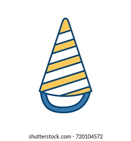 Birthday hat symbol