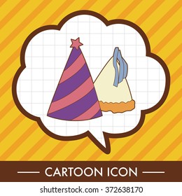 Birthday Hat Theme Elements Vector,eps