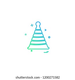 Birthday icon design vector 