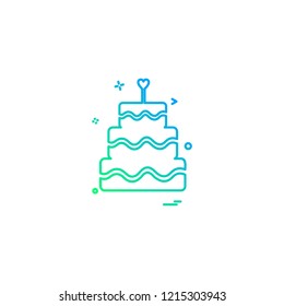 Birthday icon design vector 