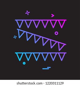 Birthday icon design vector 