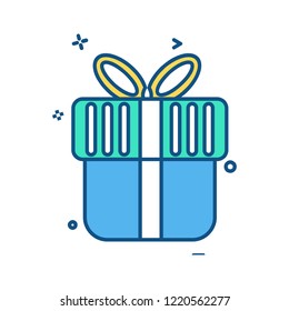 Birthday icon design vector 