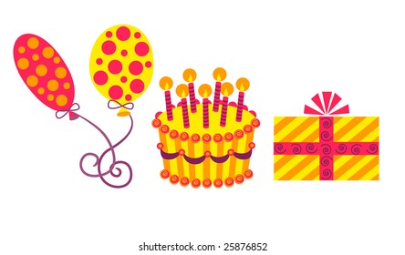 Birthday icons