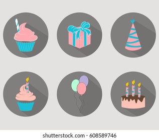 birthday icons

