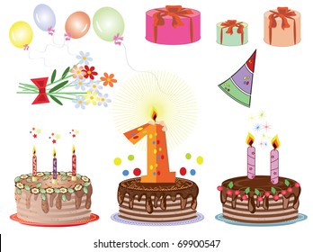 Birthday icons