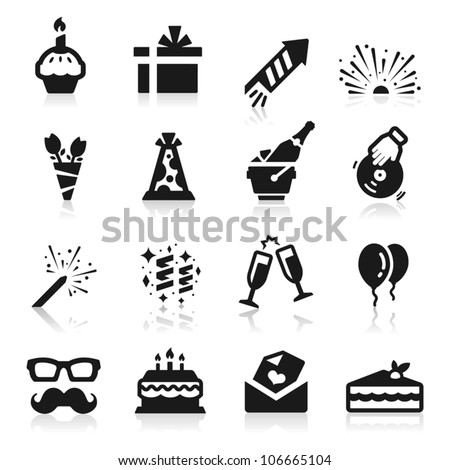 Birthday icons