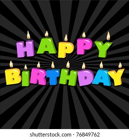 Birthday Illustration Design