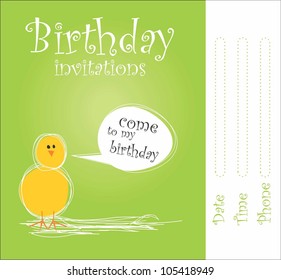 Birthday invitation