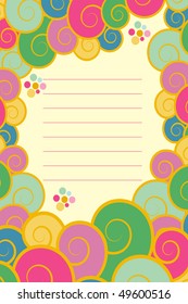 Birthday invitation card