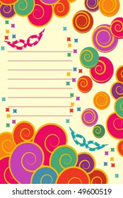 Birthday invitation card