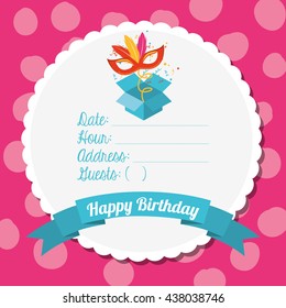 birthday invitation design 