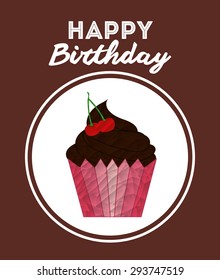 birthday invitation design, vector illustration eps10 graphic 