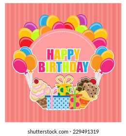 Birthday Invitation. vector