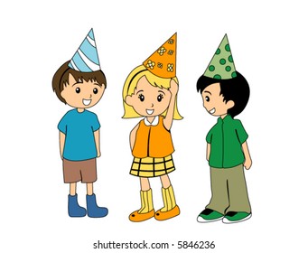 Birthday Kids - Vector