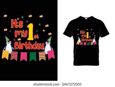 Birthday lettering Creative typography t-shirt design