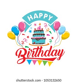 birthday logo template