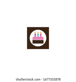 Birthday logo template vector icon design
