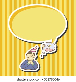 birthday make a wish theme elements vector,eps