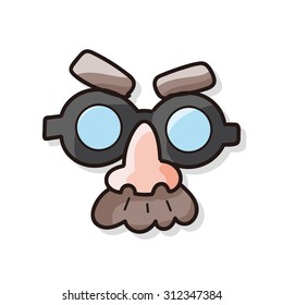 birthday mask doodle