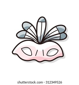 birthday mask doodle