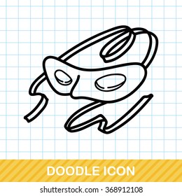 birthday mask doodle