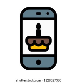 Birthday Message on Phone
