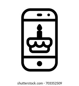 Birthday Message on Phone