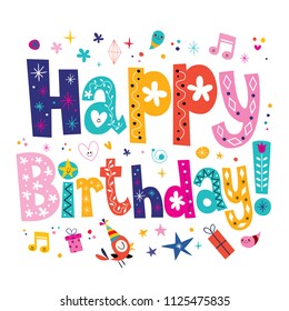 birthday name with confitte