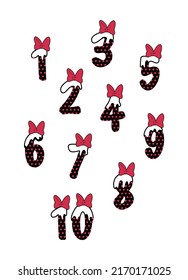 Birthday Number. Super cute ribbon on top. Black and white colour