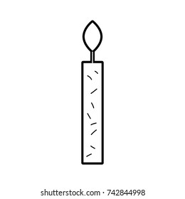 birthday one candle burning light celebration
