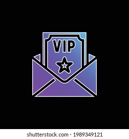 Birthday And Party blue gradient vector icon
