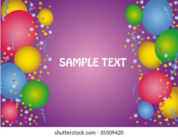 Birthday and party card