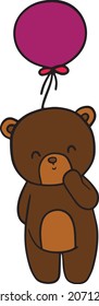 Birthday Party Cute Teddy Bear
