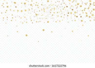 Birthday party element a Celebrate Vector Illustration
Gold Confetti Isolated On White Background.