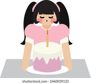 Birthday Party Element. Vector Illustration
