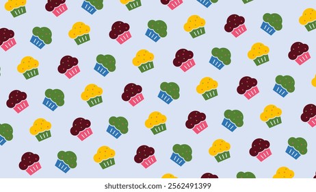 Birthday Party Elements pattern background. Birthday Party Elements illustration pattern. Birthday Party Elements background. Perfect for fabrics, print, textile, wallpaper, and decor. SSTKbackgrounds