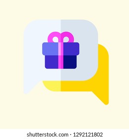 Birthday Party Flat Icon Vector Graphic Download Template Modern