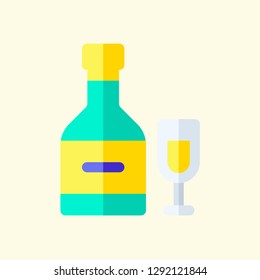 Birthday Party Flat Icon Vector Graphic Download Template Modern