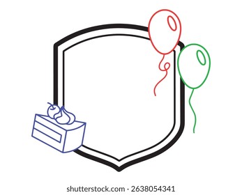 Birthday Party Frame Background Decoration