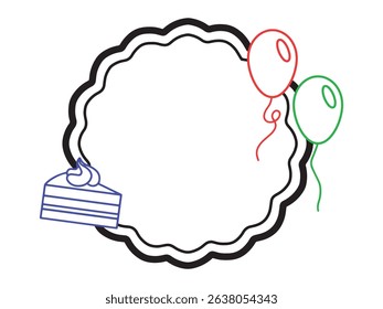 Birthday Party Frame Background Decoration