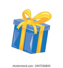 birthday party gift isolated design