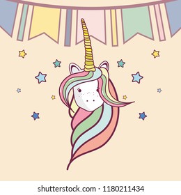 birthday, party, unicorn, party cartoons