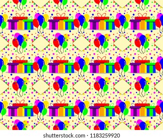 birthday pattern background