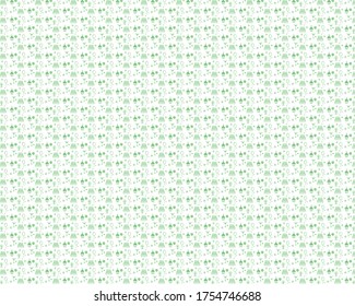 Birthday pattern with cake, balloon, gift package elements. Light green happy birthday pattern