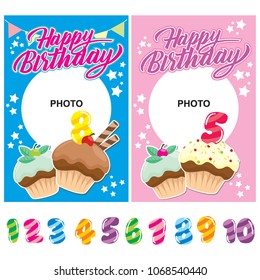 Birthday Photo Frame Set