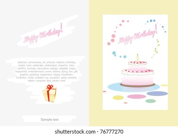 Birthday pie card